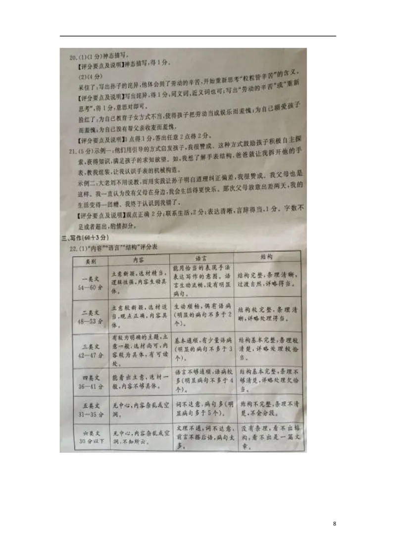 江苏省扬州市2016年中考语文真题试题（含答案）_中考真题_1.语文中考真题2015-2024年_2016年全国中考语文140份_2016年全国中考YuWen140份
