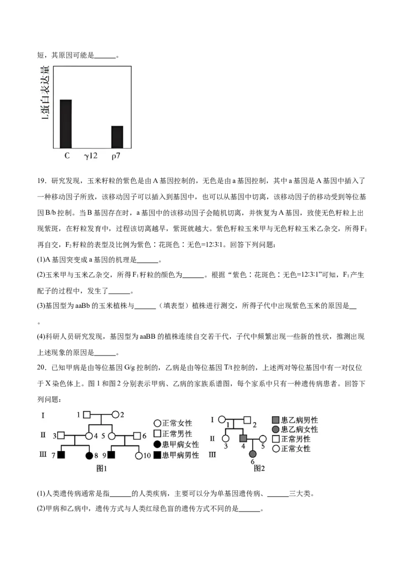 江西省赣州市2025-2026学年高二上学期10月联考试题生物Word版含答案_2025年11月高二试卷_251113江西省赣州市2025-2026学年高二上学期10月联考试题