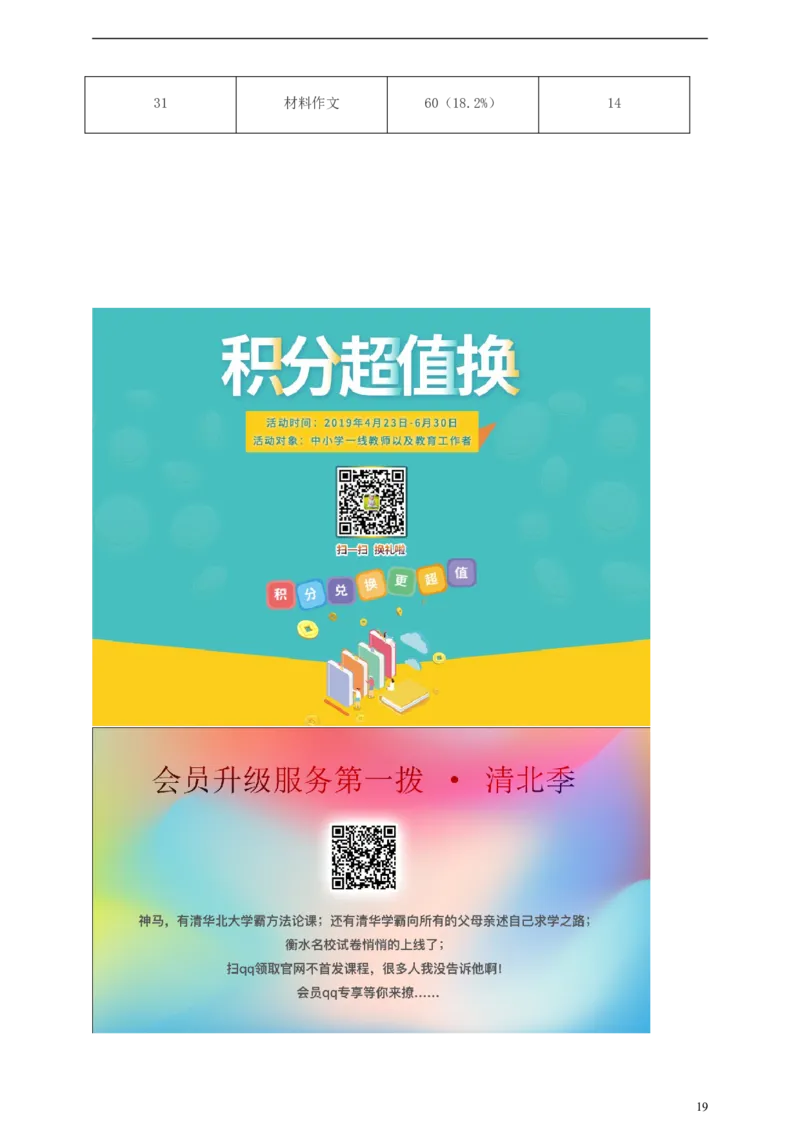 浙江省杭州市2019年中考语文真题试题（含解析）_中考真题_1.语文中考真题2015-2024年_2019年全国中考语文154份_2019年全国中考YuWen154份