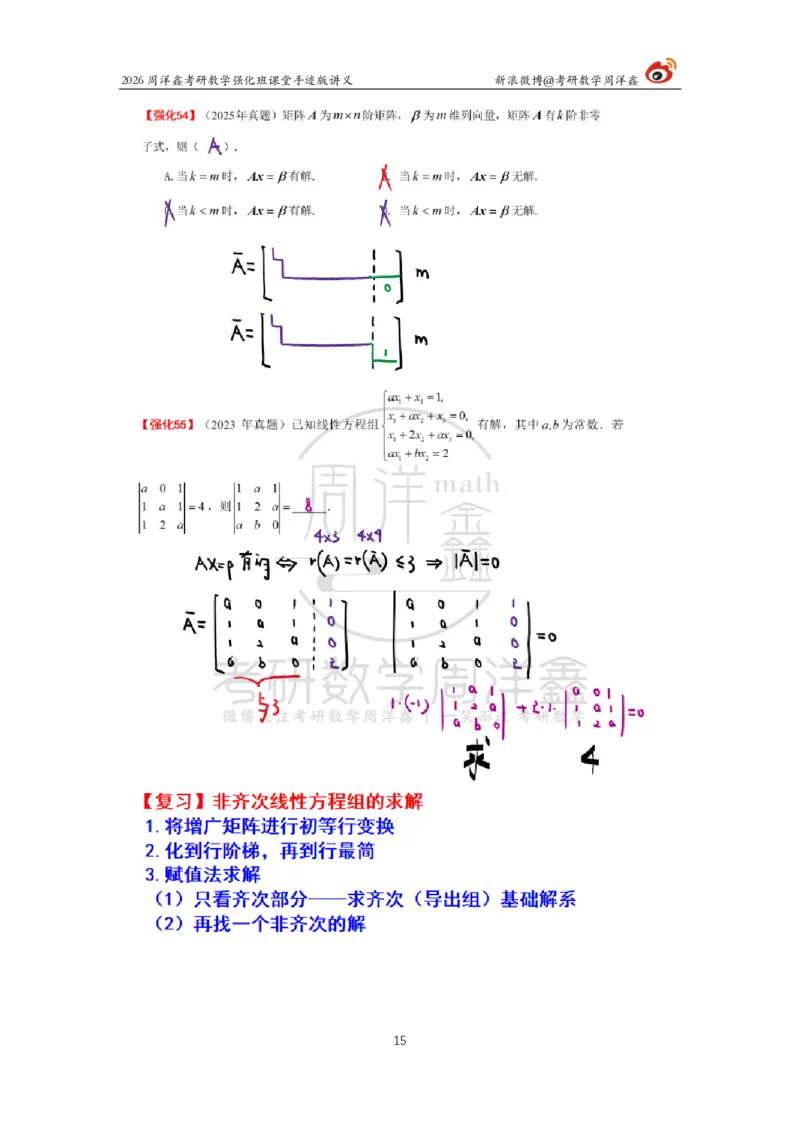 168.2026周洋鑫考研数学（线代强化5）（新）_04.2026考研数学周洋鑫数学笑过_00.随课资料