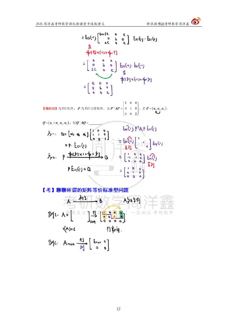 162.2026周洋鑫考研数学（线代强化3）_04.2026考研数学周洋鑫数学笑过_00.随课资料
