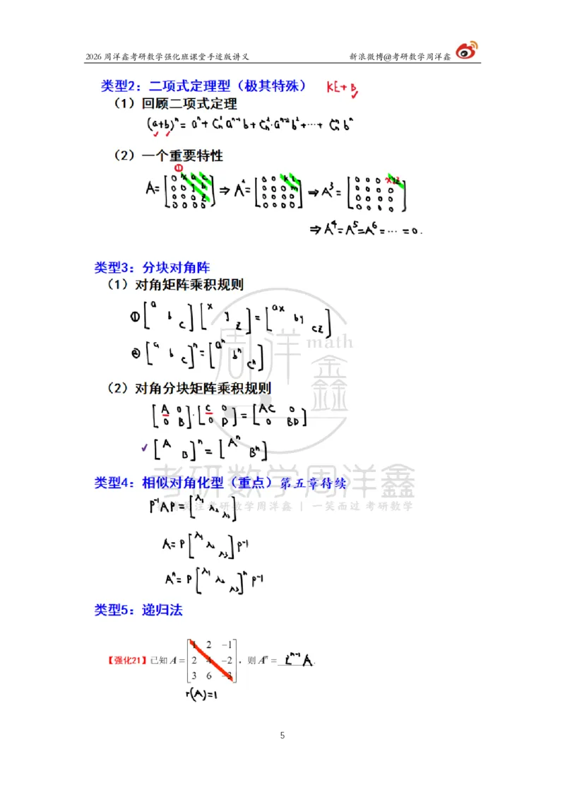 162.2026周洋鑫考研数学（线代强化3）_04.2026考研数学周洋鑫数学笑过_00.随课资料
