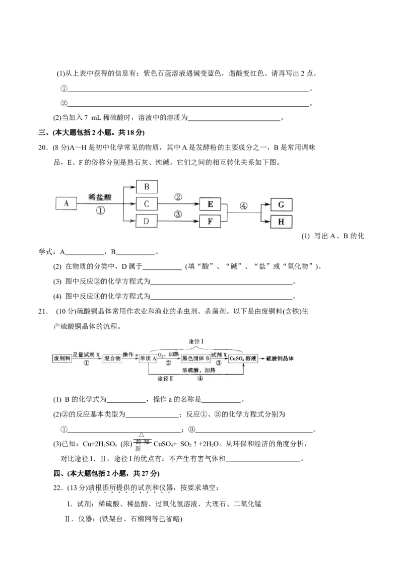 2010年广东省中考化学真题及答案_❤广东中考真题备考2026_5.广东中考化学2008-2025