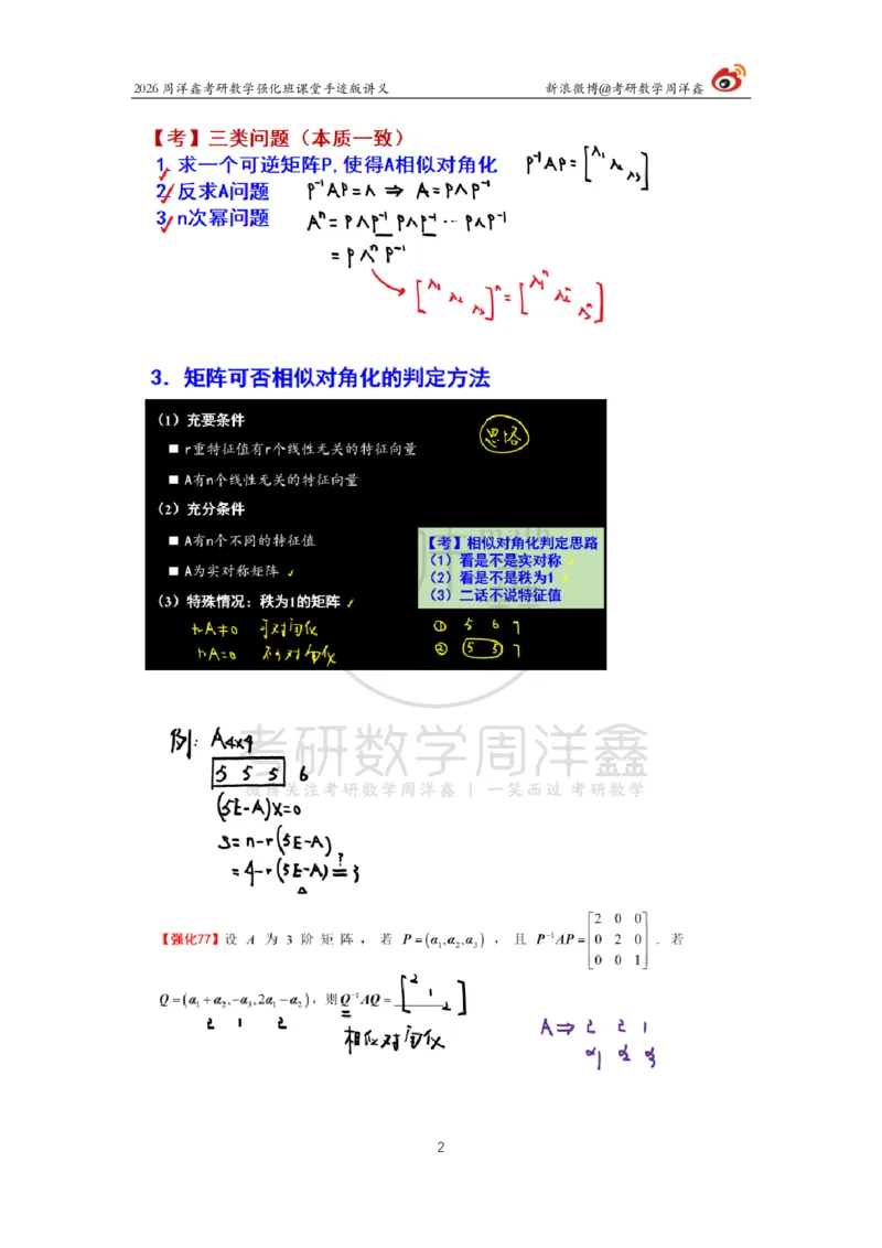 171.2026周洋鑫考研数学（线代强化8）_04.2026考研数学周洋鑫数学笑过_00.随课资料