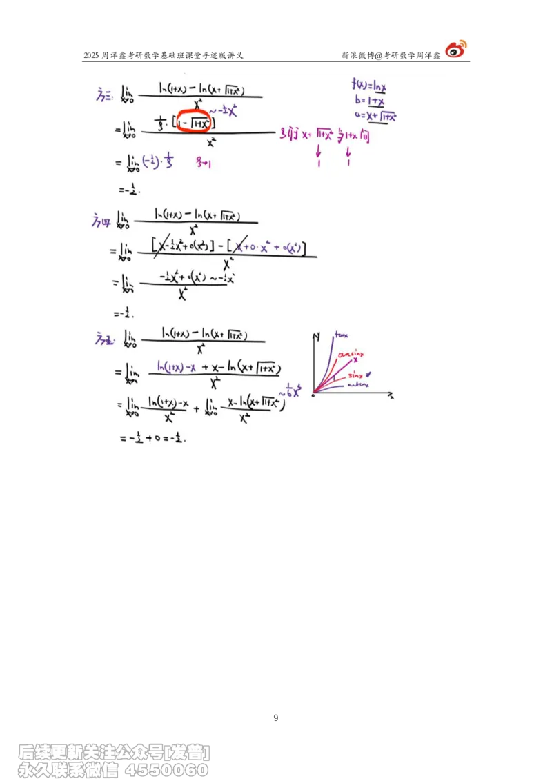 005.2025考研数学基础班（高等数学5）（周洋鑫）_已解密_04.2026考研数学周洋鑫数学笑过_00.随课资料