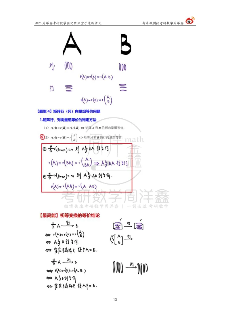 167.2026周洋鑫考研数学（线代强化6）_04.2026考研数学周洋鑫数学笑过_00.随课资料