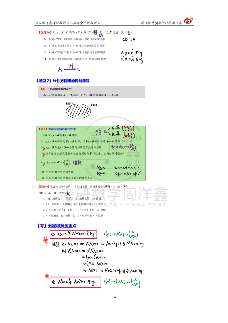 167.2026周洋鑫考研数学（线代强化6）_04.2026考研数学周洋鑫数学笑过_00.随课资料