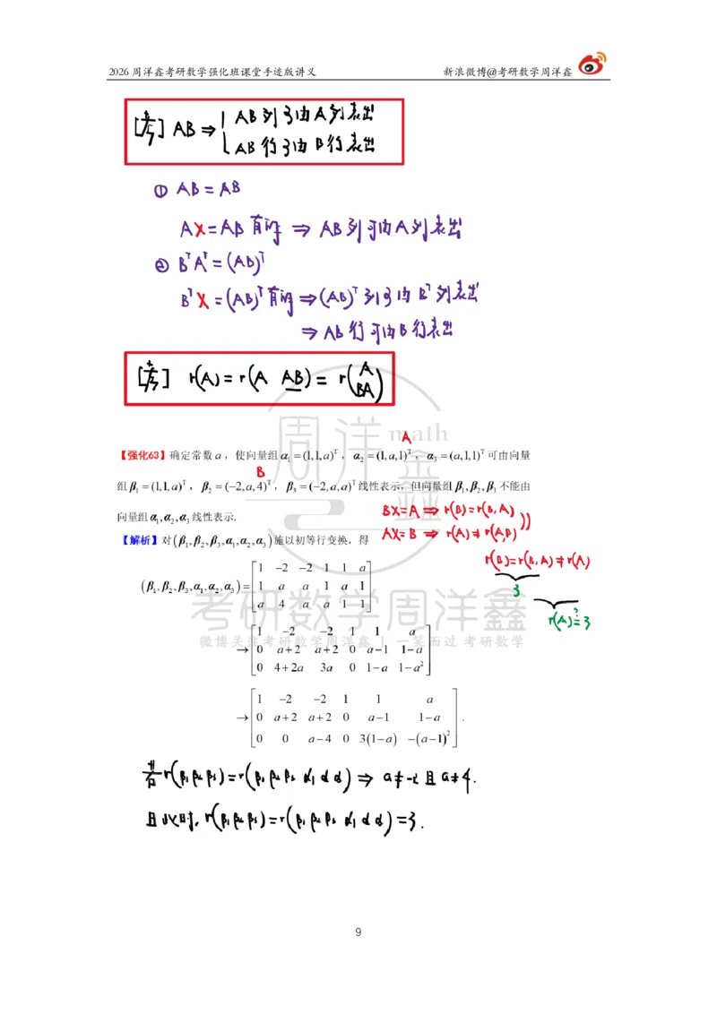 167.2026周洋鑫考研数学（线代强化6）_04.2026考研数学周洋鑫数学笑过_00.随课资料