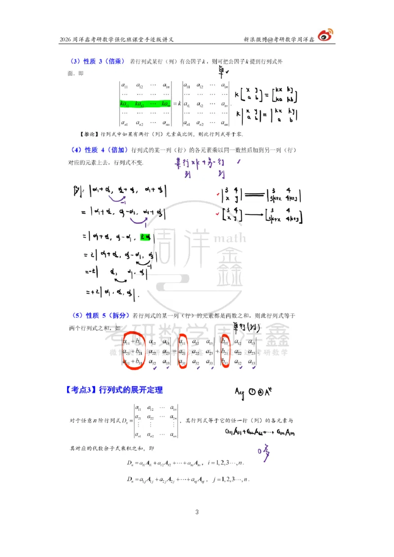 164.2026周洋鑫考研数学（线代强化1）_04.2026考研数学周洋鑫数学笑过_00.随课资料