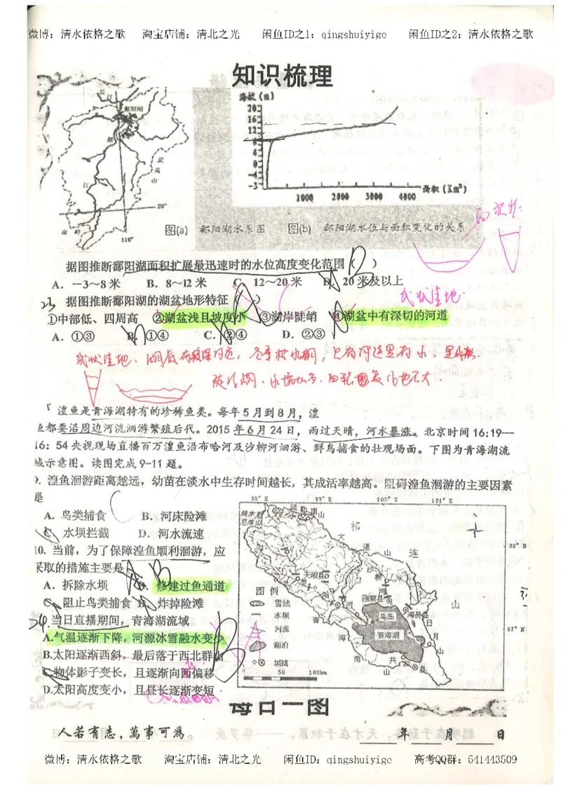 1.衡水中学高考积累与改错_地理（第1本）_284页_高中衡水学霸笔记_高中全部赠品_错题集高中九科_地理积累与改错