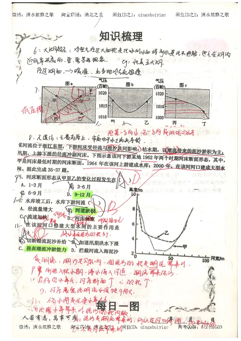 1.衡水中学高考积累与改错_地理（第1本）_284页_高中衡水学霸笔记_高中全部赠品_错题集高中九科_地理积累与改错