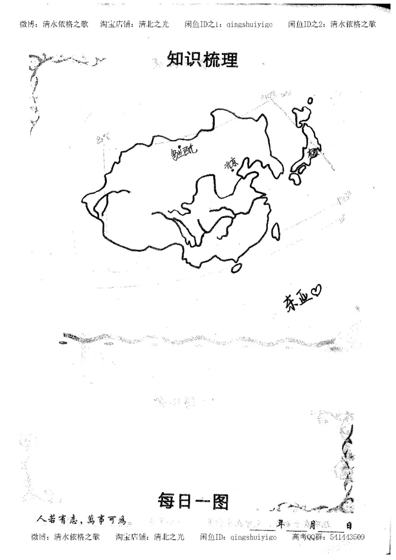1.衡水中学高考积累与改错_地理（第1本）_284页_高中衡水学霸笔记_高中全部赠品_错题集高中九科_地理积累与改错