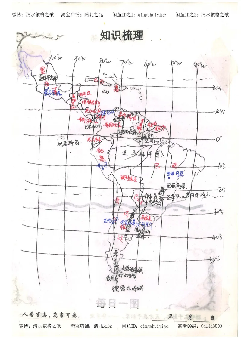 1.衡水中学高考积累与改错_地理（第1本）_284页_高中衡水学霸笔记_高中全部赠品_错题集高中九科_地理积累与改错