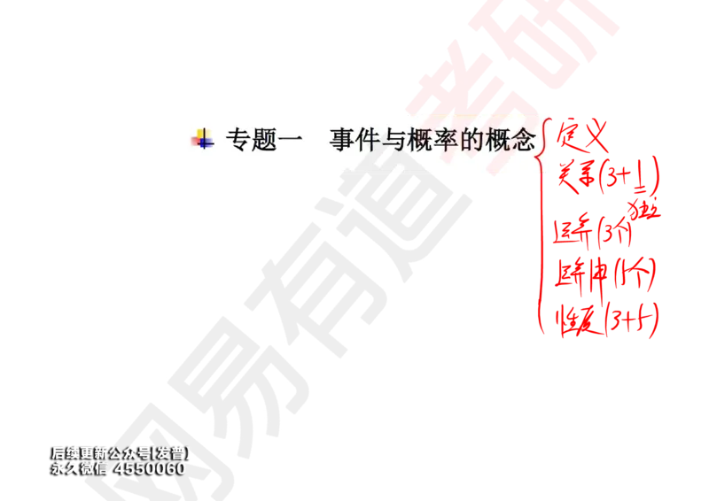 (127)--概率基础01笔记小节_01.2026考研数学有道武忠祥刘金峰全程班_01.2026考研数学武忠祥刘金峰全程班_00.书籍和讲义_{3}--全部课件
