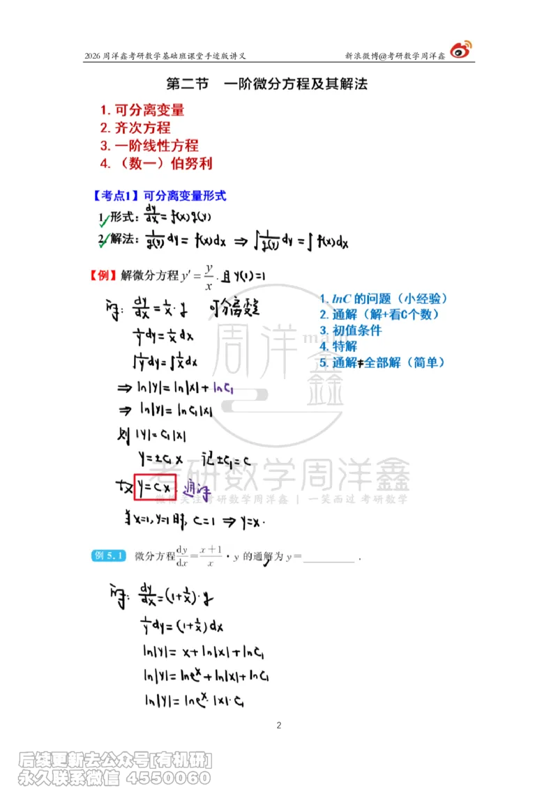 088.2026周洋鑫考研数学基础班（高数28）_04.2026考研数学周洋鑫数学笑过_00.随课资料