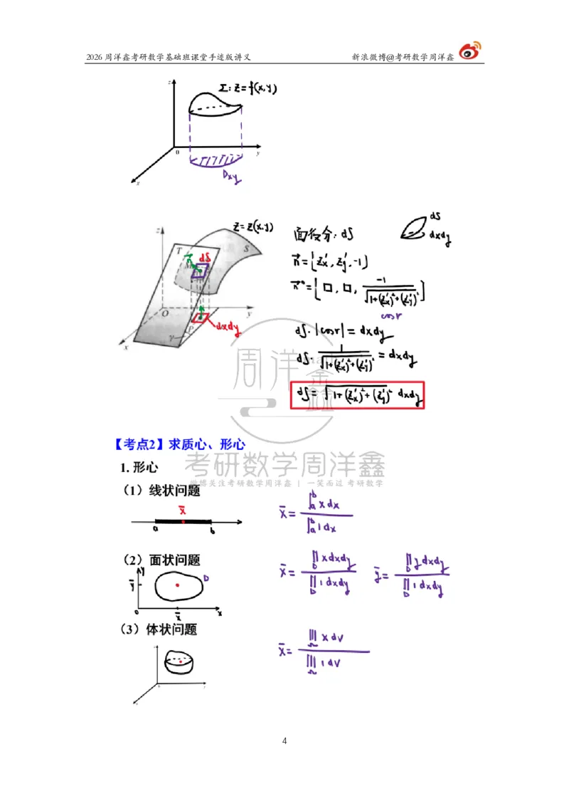 133.2026周洋鑫考研数学基础班（数一专题3）_已解密_04.2026考研数学周洋鑫数学笑过_00.随课资料