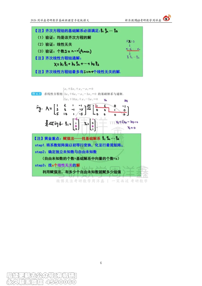 111.2026周洋鑫考研数学基础班（线代9）_04.2026考研数学周洋鑫数学笑过_00.随课资料