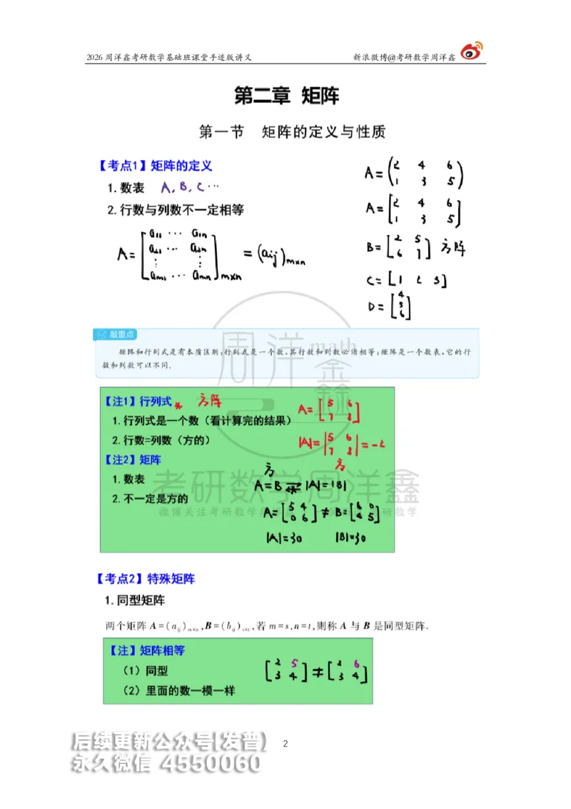 105.2026周洋鑫考研数学基础班（线代3）_已解密_04.2026考研数学周洋鑫数学笑过_00.随课资料
