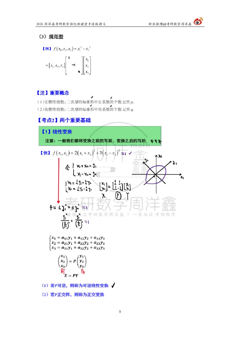 170.2026周洋鑫考研数学（线代强化9）_04.2026考研数学周洋鑫数学笑过_00.随课资料