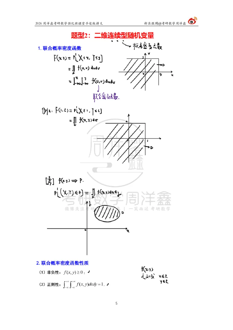 174.2026周洋鑫考研数学（概率强化4）_04.2026考研数学周洋鑫数学笑过_00.随课资料