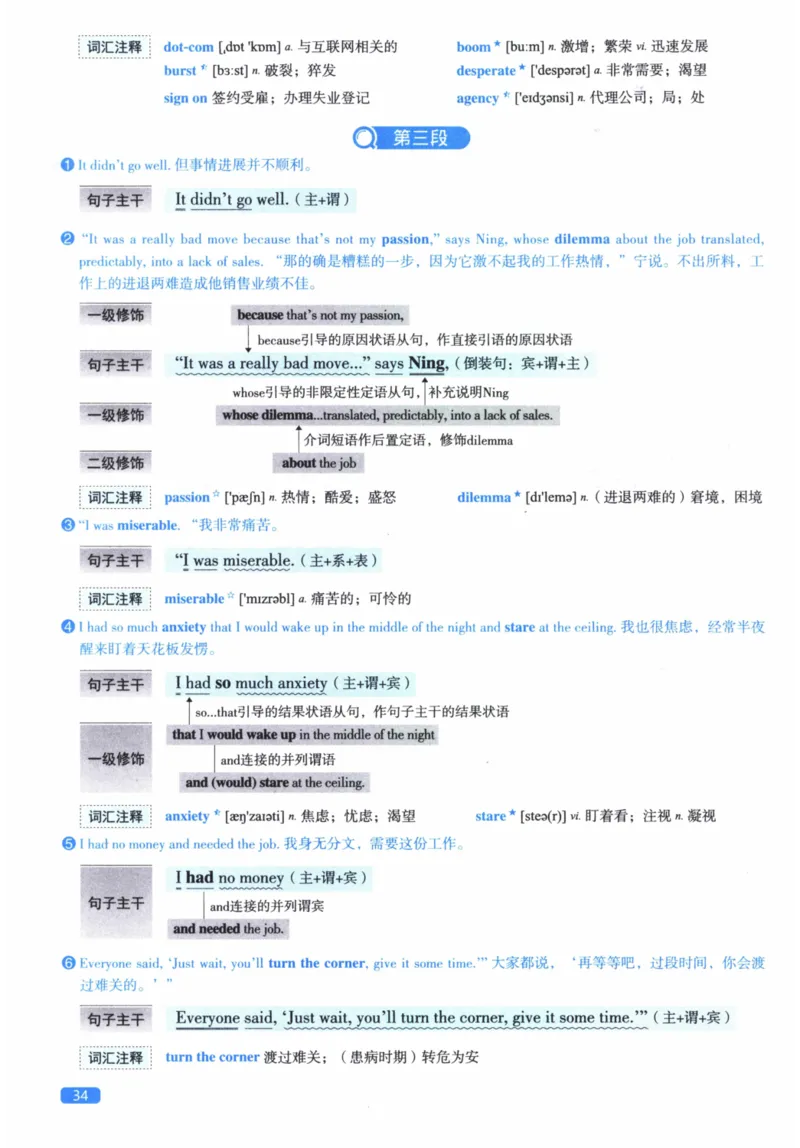 2010年逐词逐句精讲册_41考研英语一二历年真题解析_英语二_解析册+逐词逐句册
