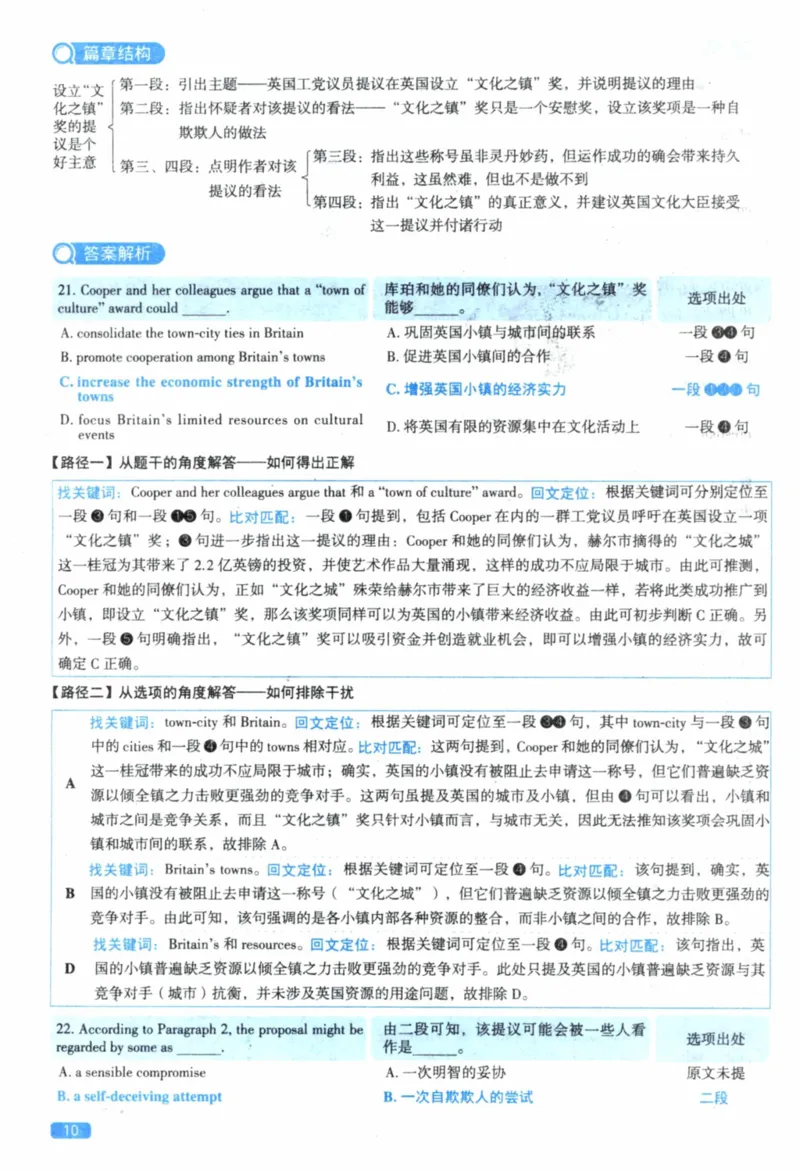 2020年真题逐题细解_41考研英语一二历年真题解析_英语一_解析册+逐词逐句册