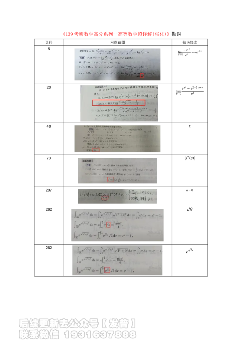数学书籍勘误2024年11月1日_05.2026考研数学研途&mdash;杨超数学全程班_00.书籍和讲义