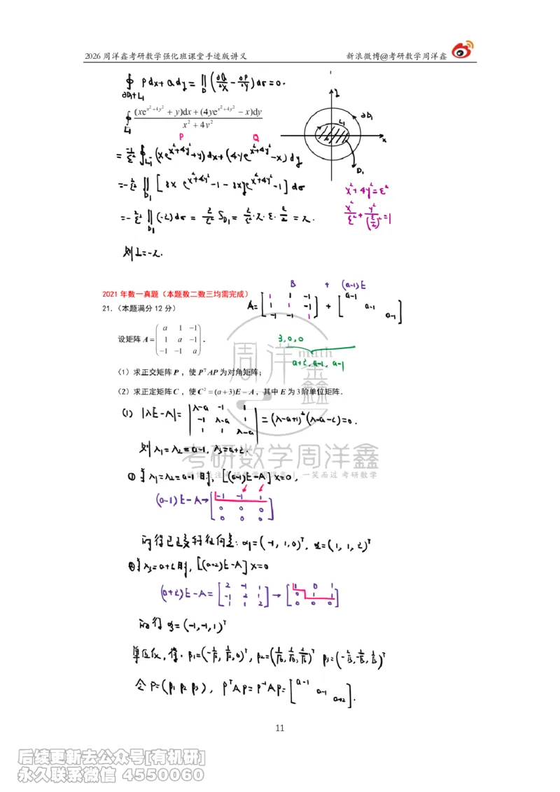 210.2026周洋鑫考研数学（2021真题讲解）_已解密_04.2026考研数学周洋鑫数学笑过_00.随课资料