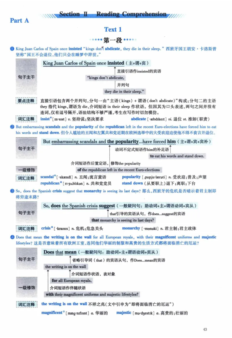 2015年逐词逐句精讲册_41考研英语一二历年真题解析_英语一_解析册+逐词逐句册