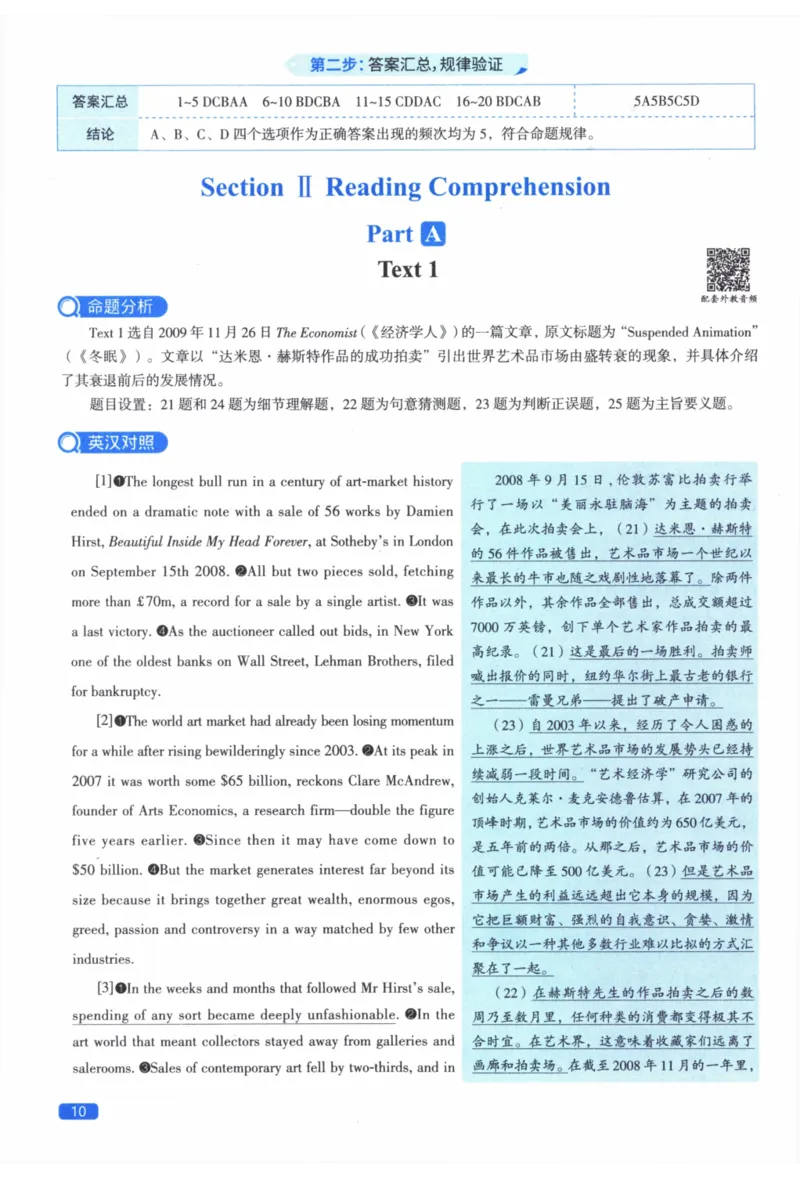 2010年真题逐题细解_41考研英语一二历年真题解析_英语二_解析册+逐词逐句册