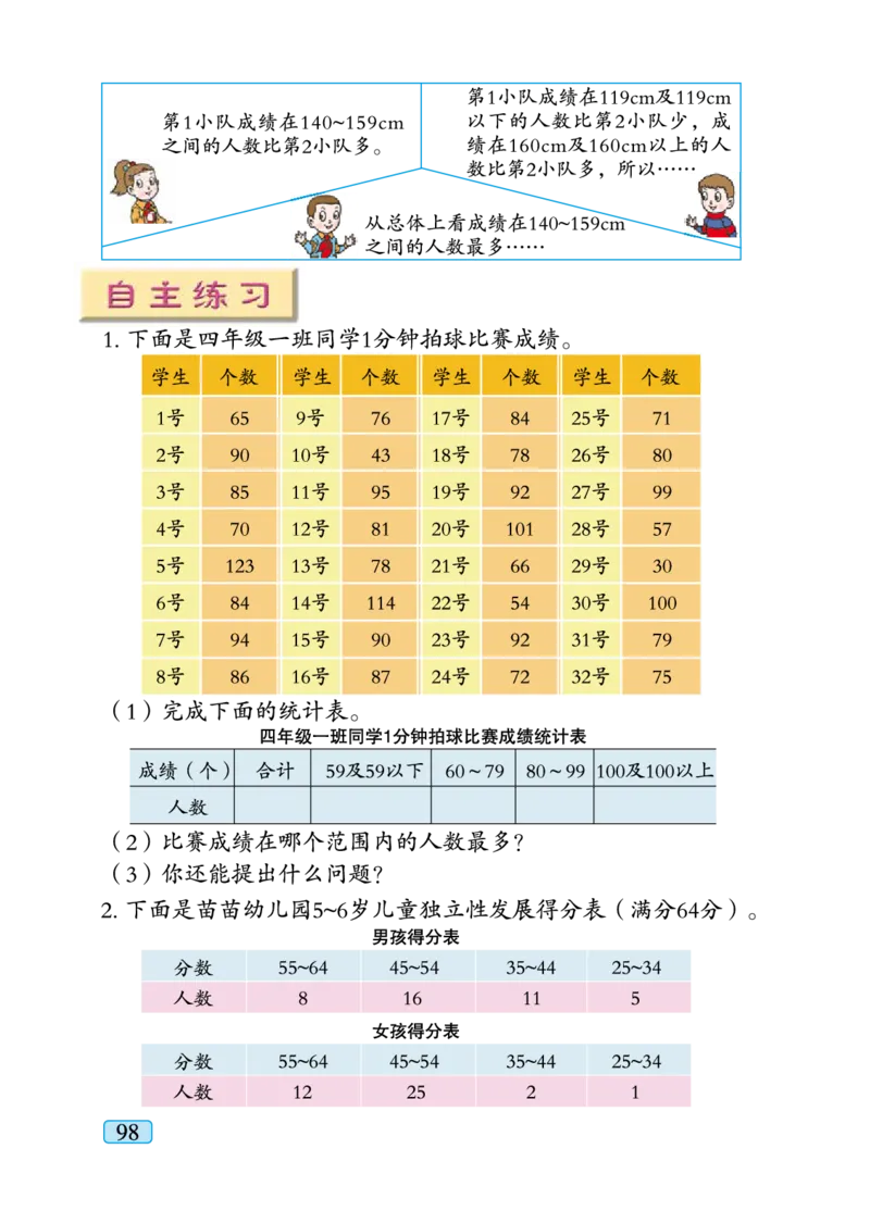 青岛版四年级下册数学PDF电子课本_小学1-6年级全部试卷_数学_四年级_3-9-4、小学四年级数学下册_3-9-4-4、电子教材、课本