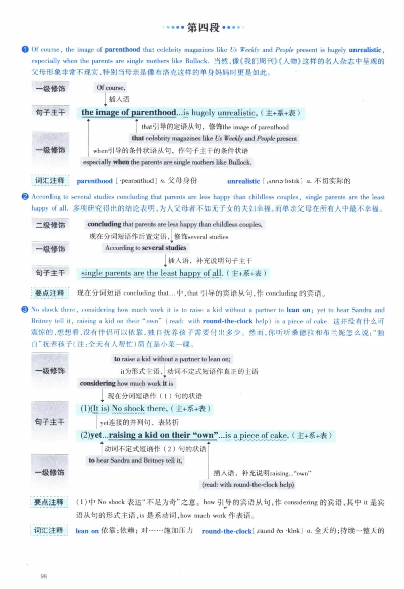 2011年逐词逐句精讲册_41考研英语一二历年真题解析_英语一_解析册+逐词逐句册