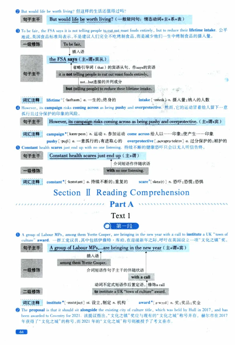 2020年逐词逐句精讲册_41考研英语一二历年真题解析_英语一_解析册+逐词逐句册