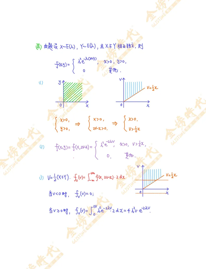 概率统计专题第03节二维随机变量和差函数的密度（作业手写版）_07.2026考研数学李永乐全程班_01.2026考研数学金榜李永乐_09.李永乐&times;薛威26考研数学保命班_00.配课讲义