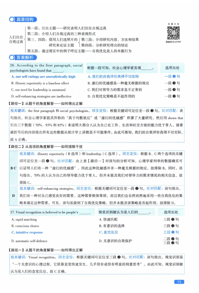 2014年真题逐题细解_41考研英语一二历年真题解析_英语二_解析册+逐词逐句册