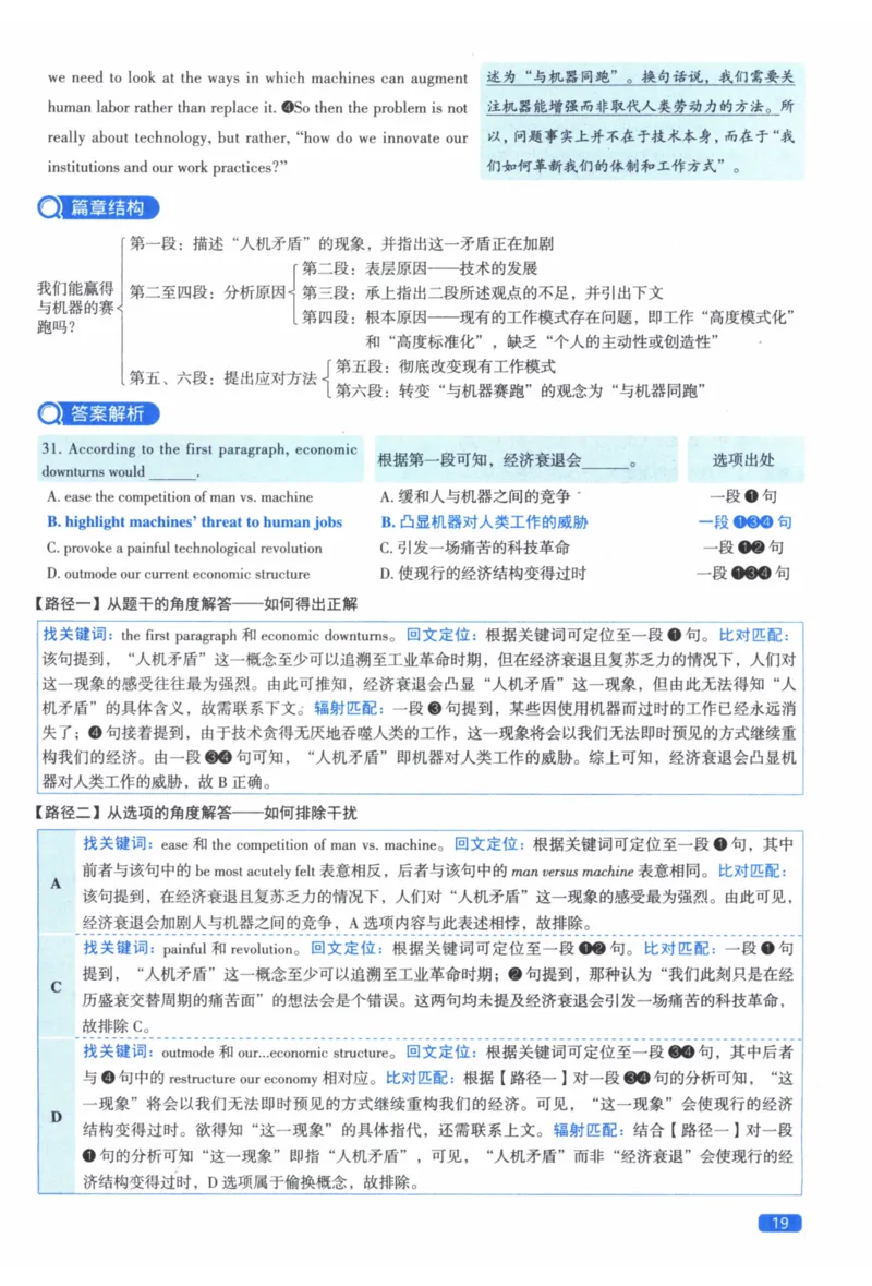 2014年真题逐题细解_41考研英语一二历年真题解析_英语二_解析册+逐词逐句册