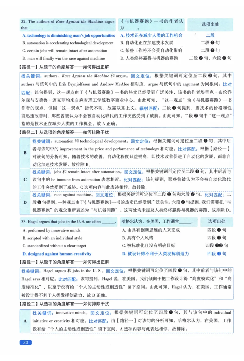 2014年真题逐题细解_41考研英语一二历年真题解析_英语二_解析册+逐词逐句册