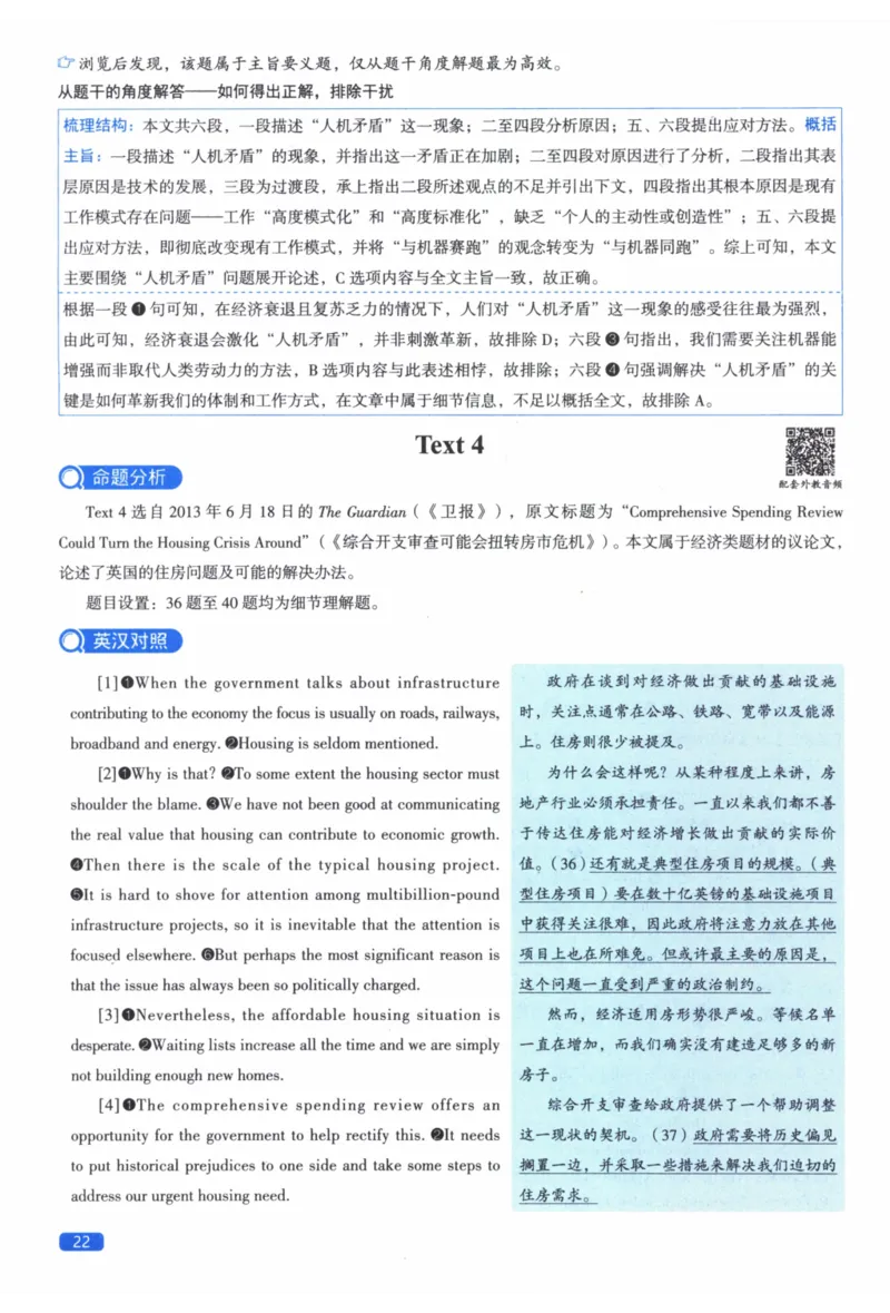 2014年真题逐题细解_41考研英语一二历年真题解析_英语二_解析册+逐词逐句册