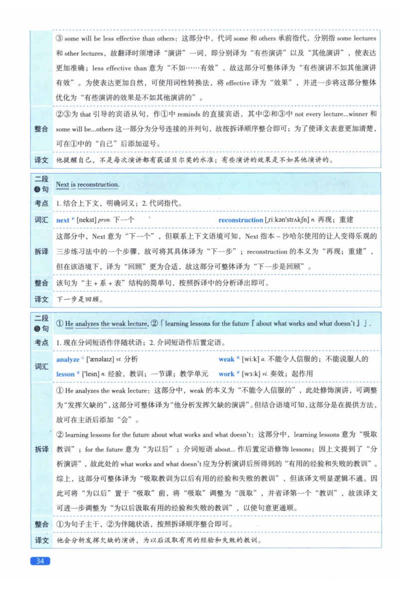 2014年真题逐题细解_41考研英语一二历年真题解析_英语二_解析册+逐词逐句册