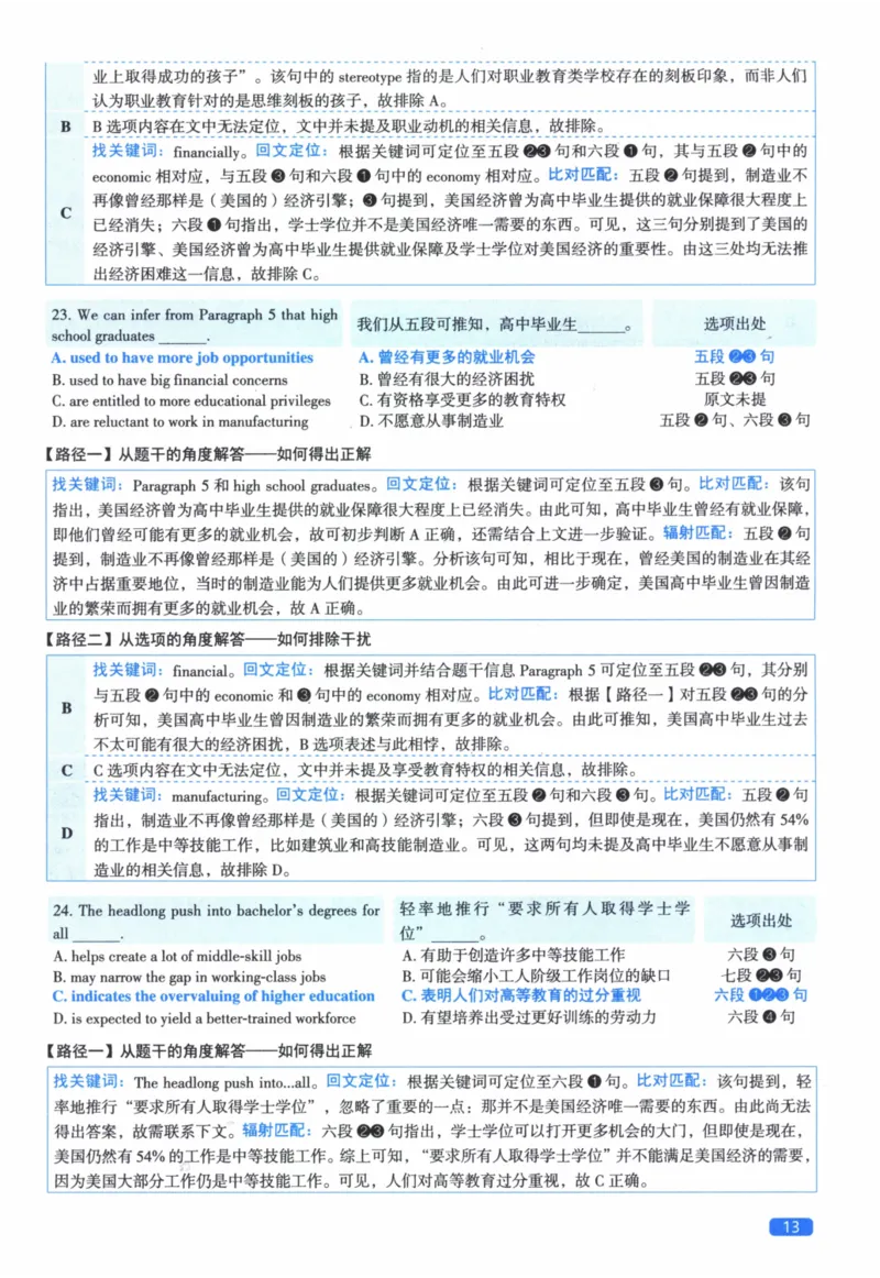 2018年真题逐题细解_41考研英语一二历年真题解析_英语二_解析册+逐词逐句册