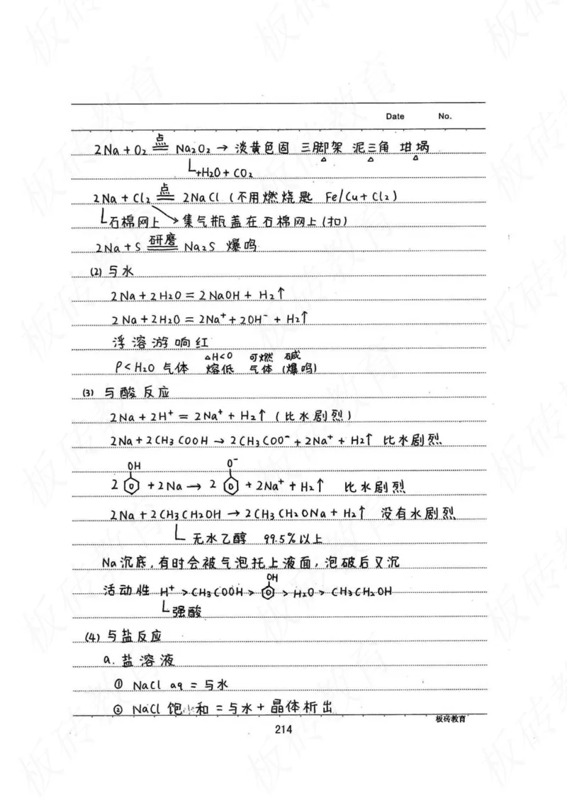 高考学霸笔记化学416页_高中衡水学霸笔记_理科衡水学霸笔记-电子版