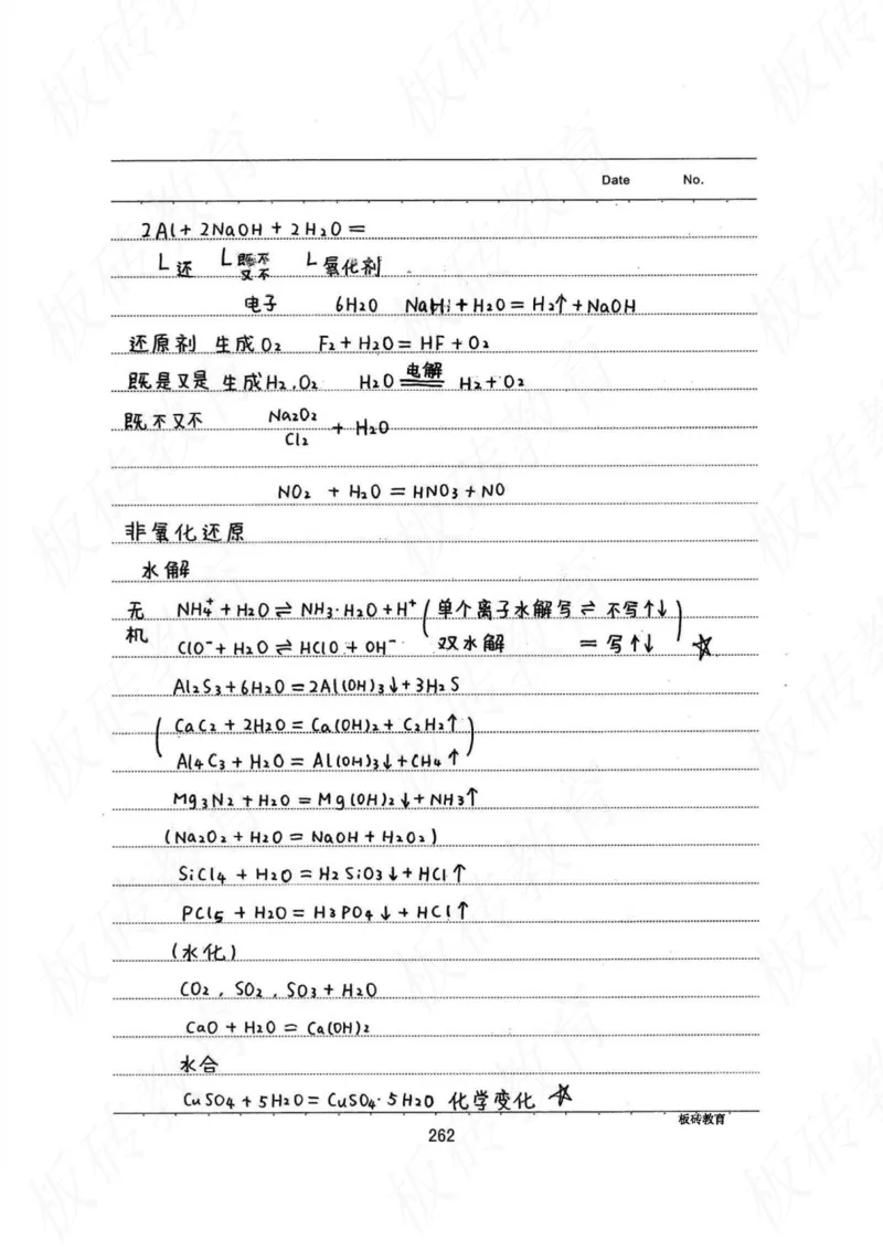 高考学霸笔记化学416页_高中衡水学霸笔记_理科衡水学霸笔记-电子版