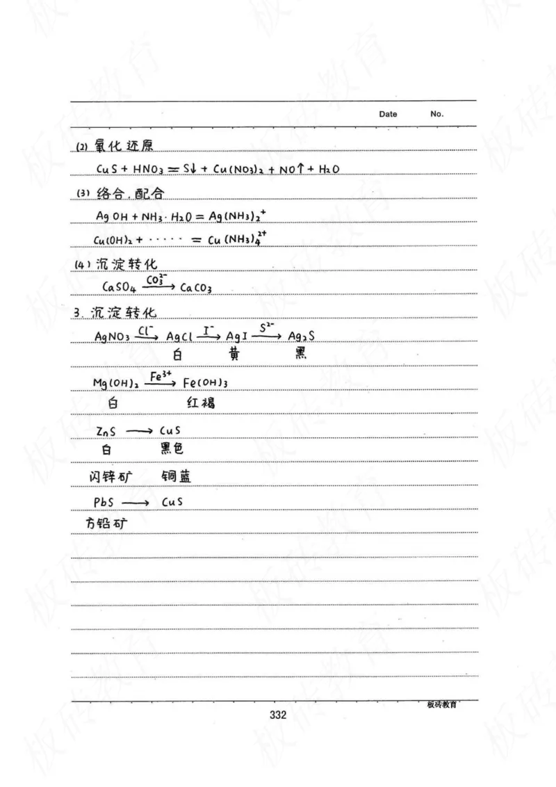 高考学霸笔记化学416页_高中衡水学霸笔记_理科衡水学霸笔记-电子版