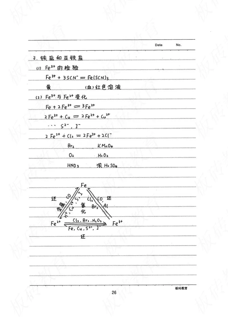 高考学霸笔记化学416页_高中衡水学霸笔记_理科衡水学霸笔记-电子版