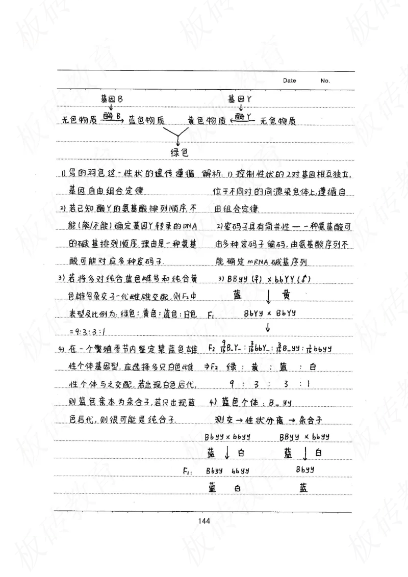 高考学霸笔记生物461页_高中衡水学霸笔记_理科衡水学霸笔记-电子版