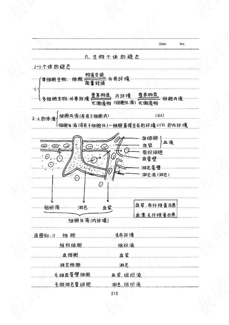 高考学霸笔记生物461页_高中衡水学霸笔记_理科衡水学霸笔记-电子版