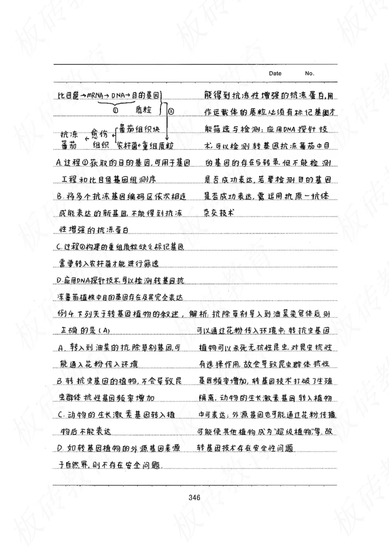 高考学霸笔记生物461页_高中衡水学霸笔记_理科衡水学霸笔记-电子版