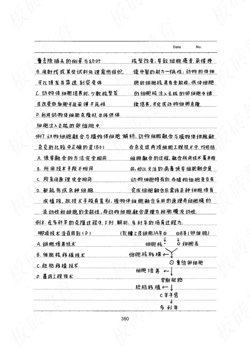 高考学霸笔记生物461页_高中衡水学霸笔记_理科衡水学霸笔记-电子版