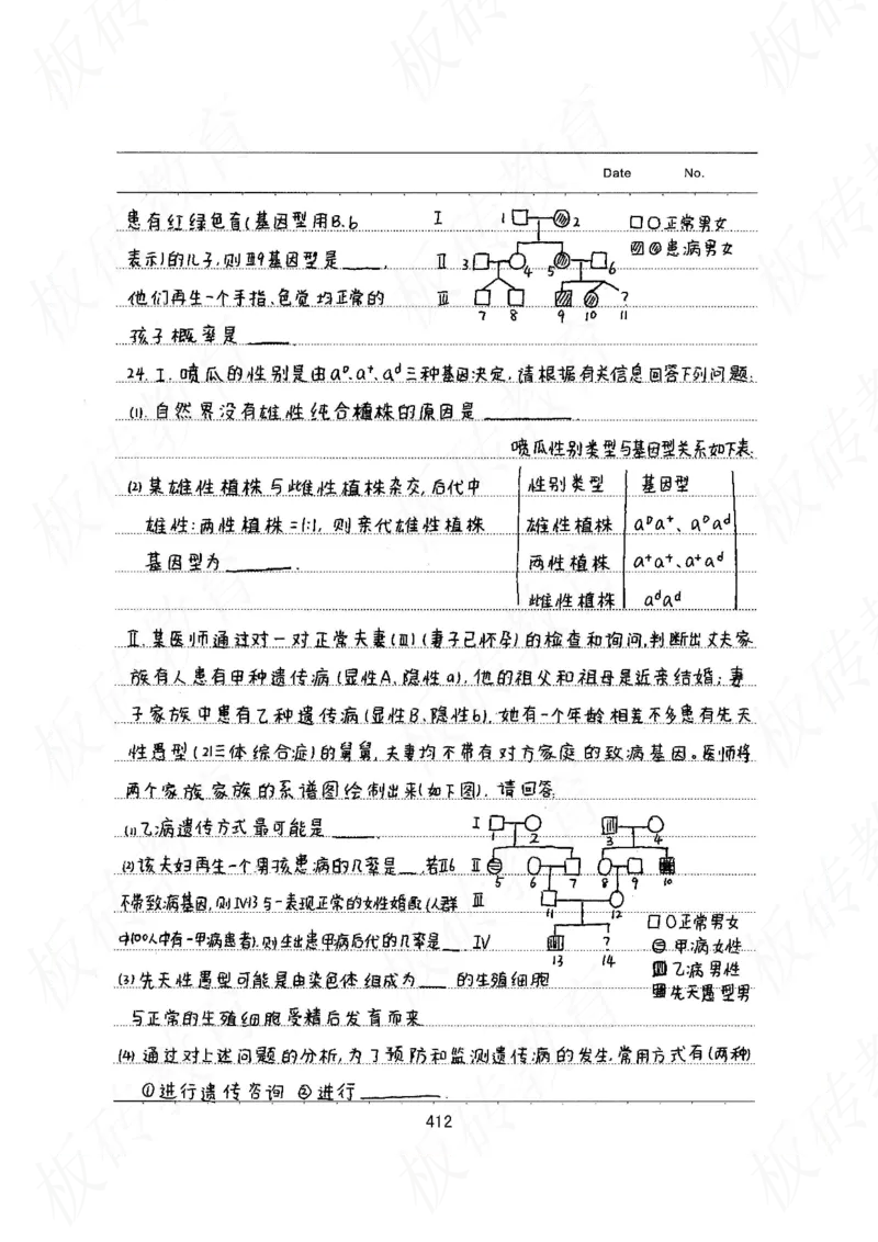 高考学霸笔记生物461页_高中衡水学霸笔记_理科衡水学霸笔记-电子版