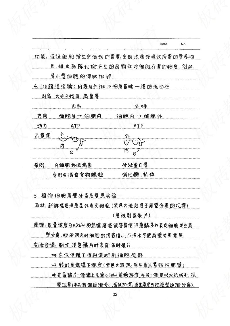 高考学霸笔记生物461页_高中衡水学霸笔记_理科衡水学霸笔记-电子版